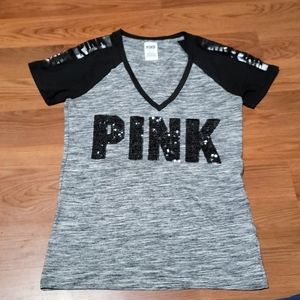 Victoria's Secret PINK bling tee shirt